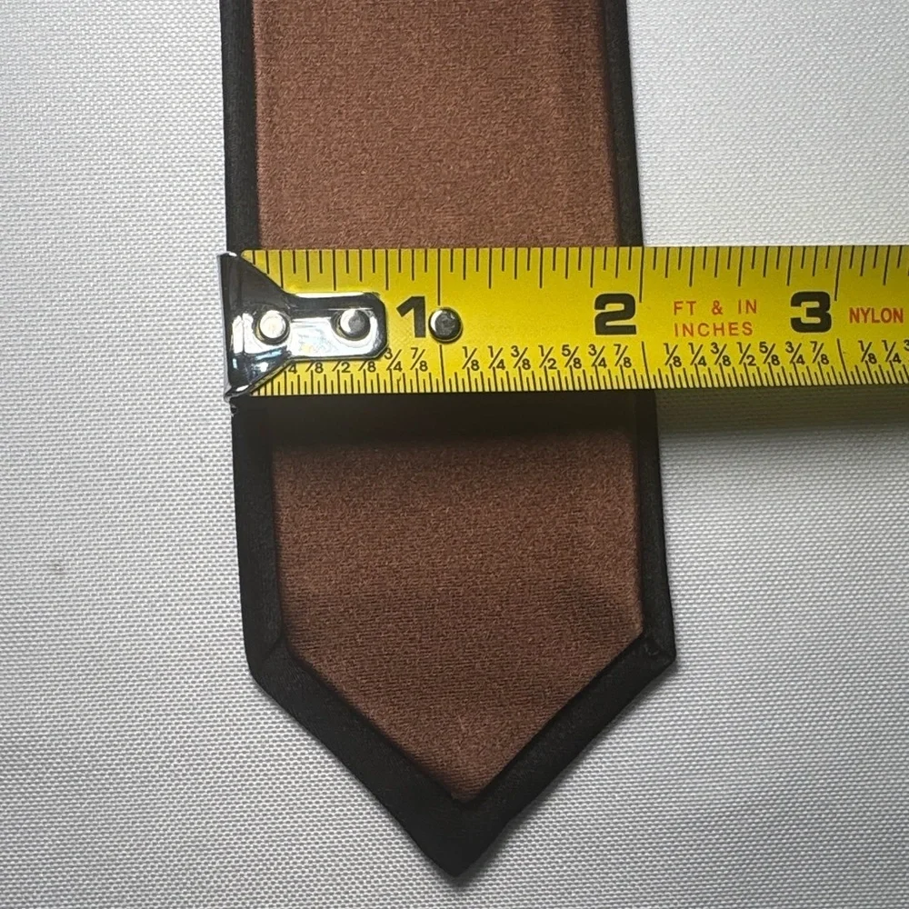 Sophisticated Black and Brown Men's Tie